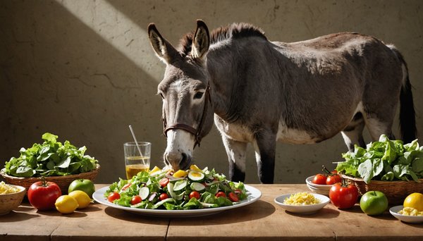Un âne peut-il manger de la salade ? découvrez les réponses !